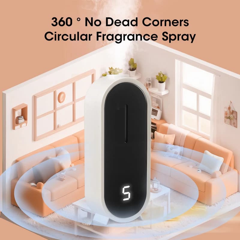 Diffuseur d'huiles essentielles portable pour la maison - Diffuseur d'aromathérapie intelligent USB, nébuliseur, désodorisant pour voiture et toilettes
