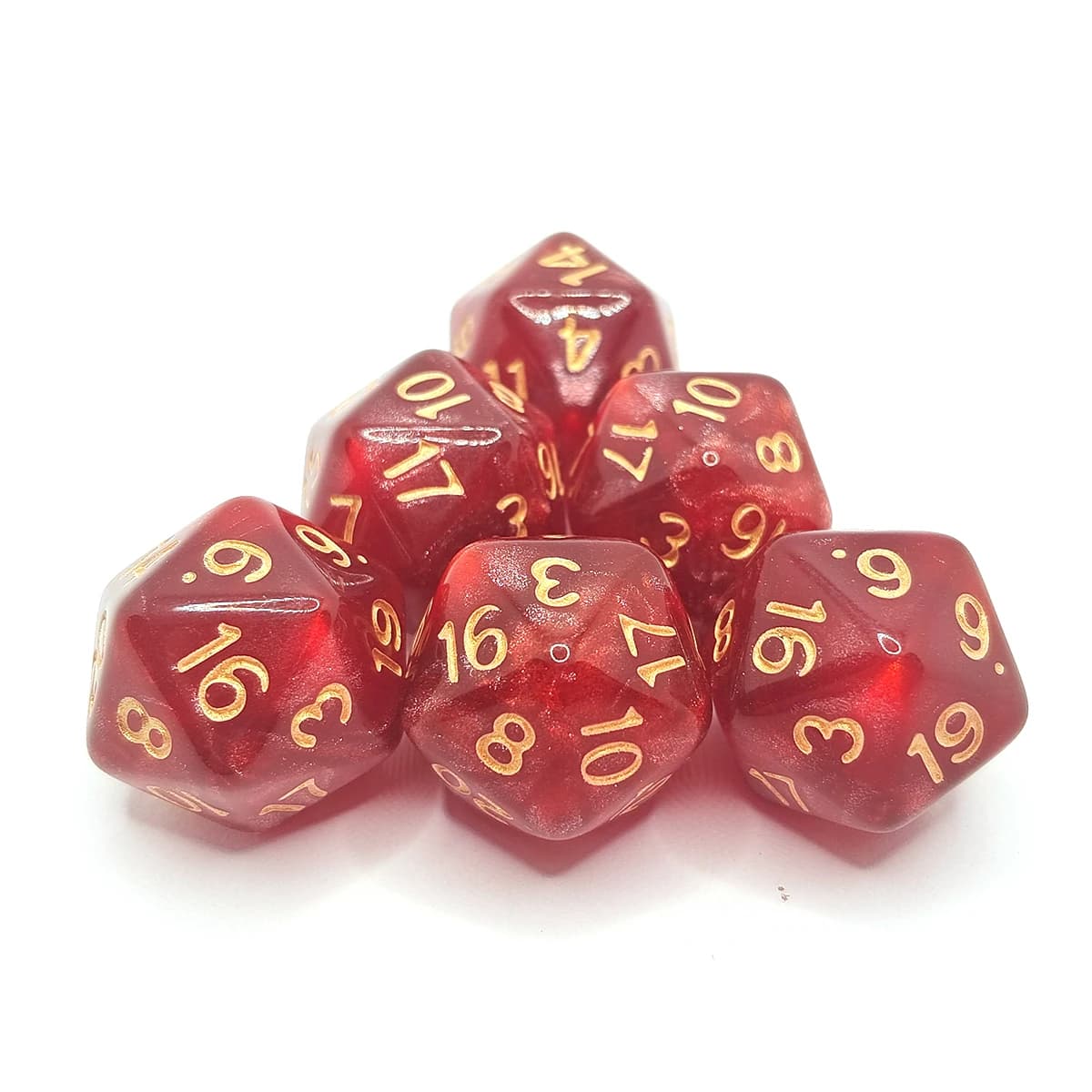 Dés à compter D20 Spindown, Pack de dés polyédriques D20 pour D&D, Magic the Gathering, D&D, Magic the Gathering, jeu de dés à 20 faces