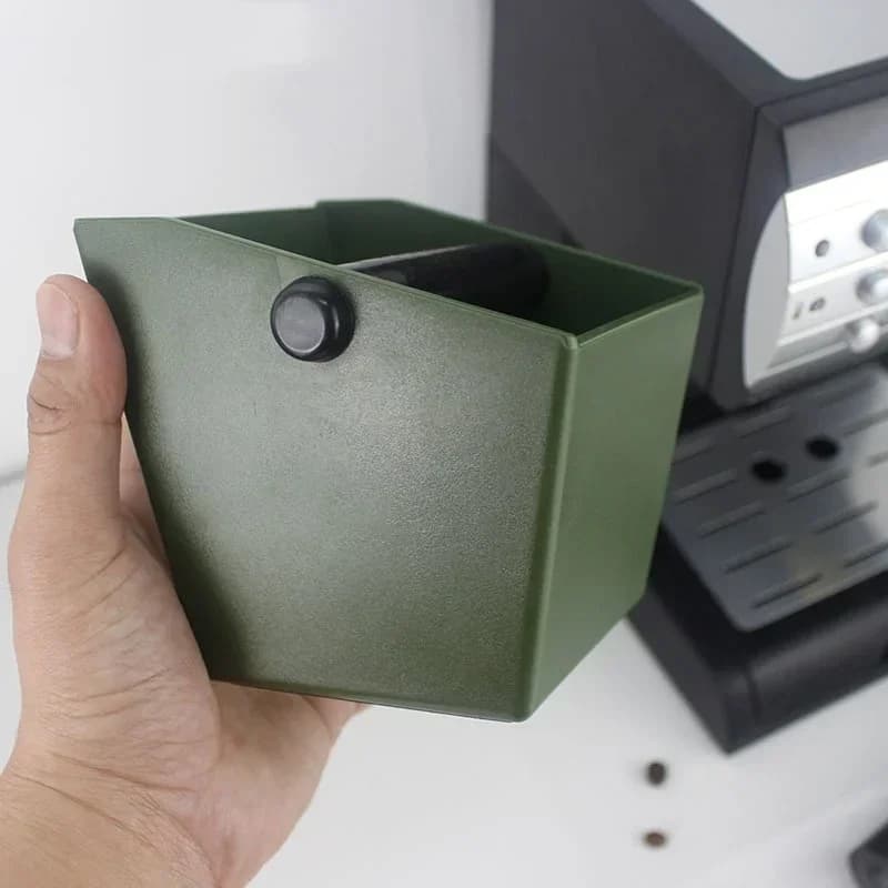 Bac à benne basculante seau anti-dérapant expresso café marcins conteneur café frapper boîte poudre biseauté café mouture bac café déchets barre
