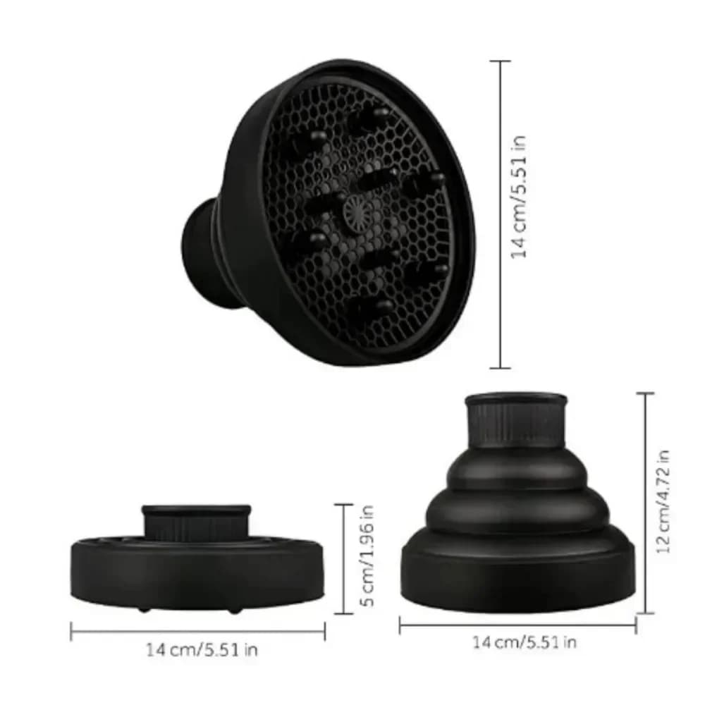 Couvercle de diffuseur de sèche-cheveux en Silicone, souffleur de séchage universel pour boucles, outils de coiffure, accessoires, équipement de Salon de coiffure