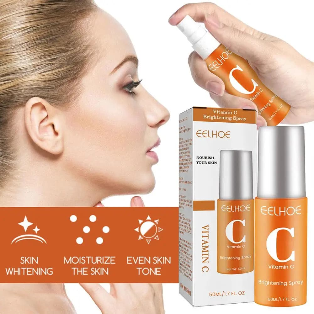 Brume hydratante à la vitamine C, essence hyaluronique nourrissante, améliore la peau élastique, soin de la peau frais, sans paquet d'eau, sérum vaporisateur