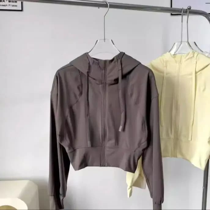 Veste décontractée à capuche pour femme, veste de sport ample pour l'extérieur