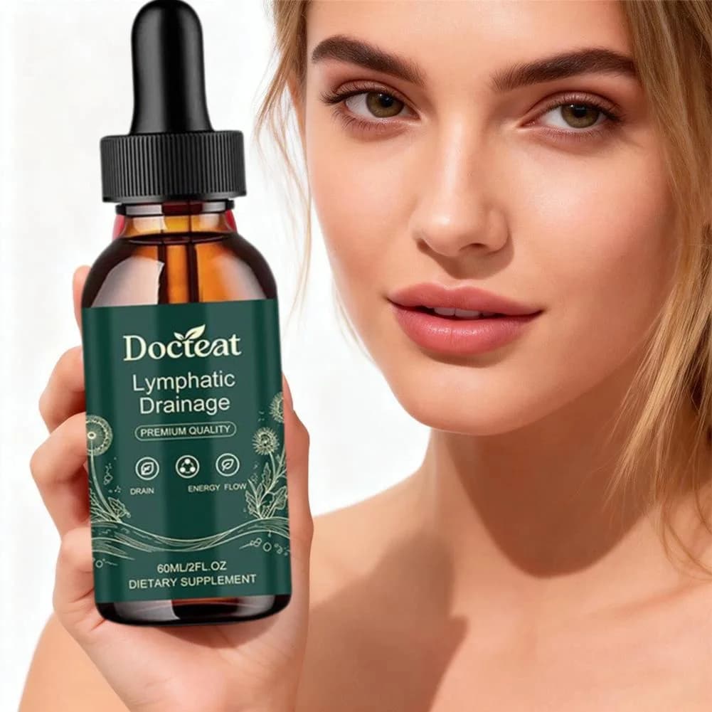Gouttes de formule scientifique pour drainage lymphatique, pour les soins quotidiens du corps, liquide détoxifiant corporel à base de plantes naturelles, soutien circulatoire