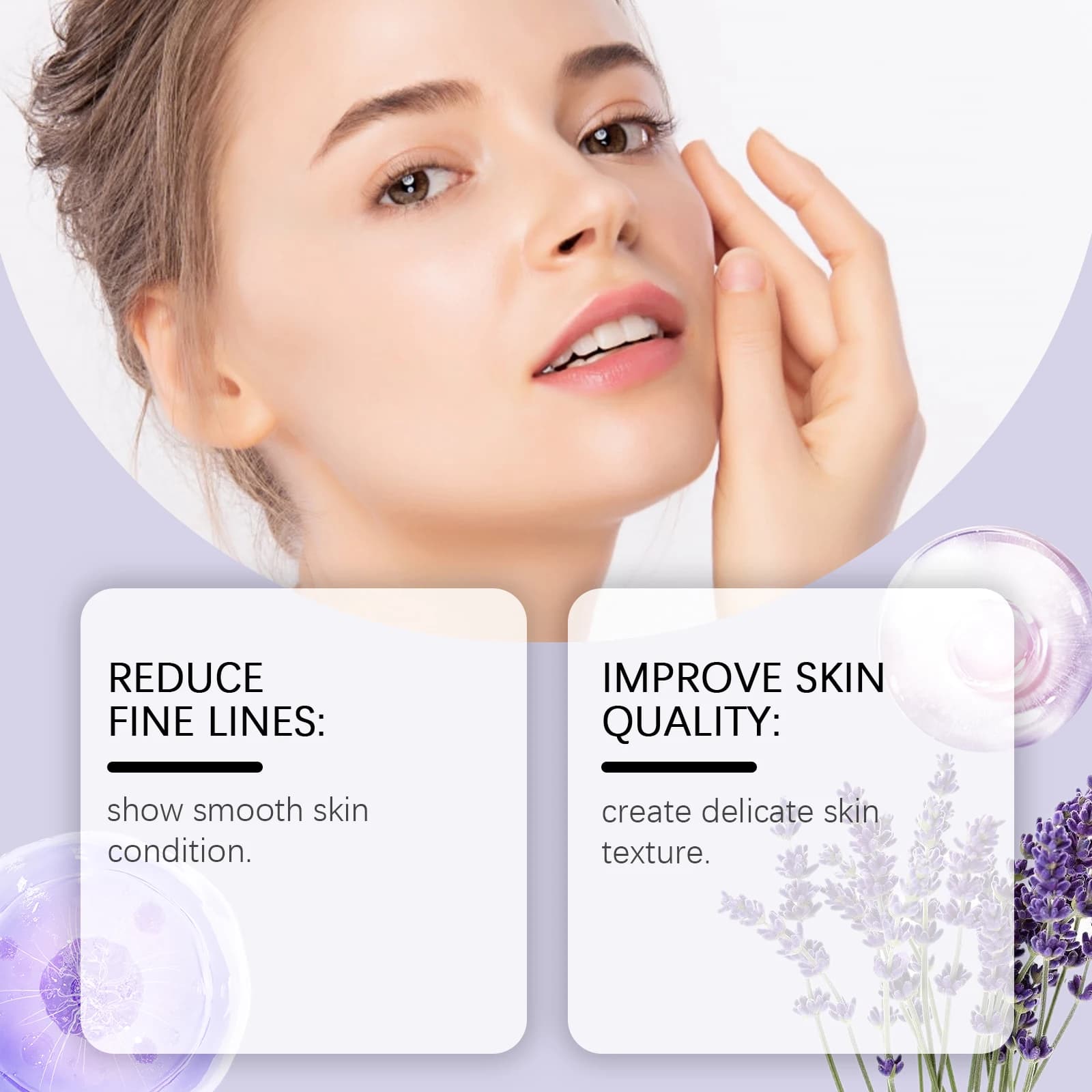 Bakuchiol huile essentielle relaxante estompe les ridules éclaircissant la peau lissant le visage corps soins de la peau nourrir pour les peaux sensibles