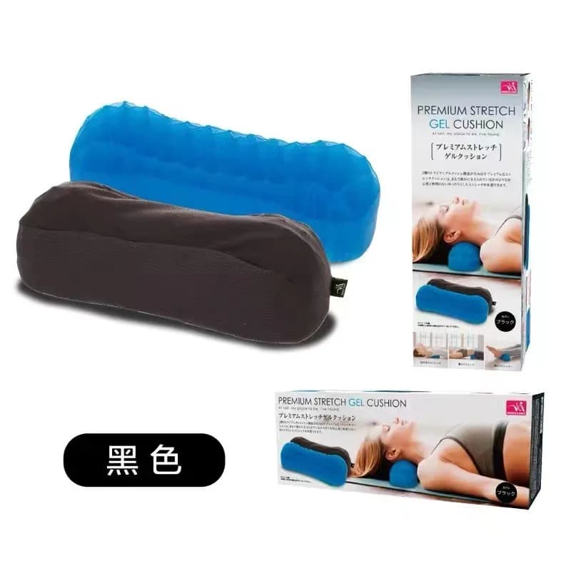 Oreiller en rouleau pour dormir, oreillers de soutien du cou rond avec housse amovible et lavable en maille pour soulager la douleur