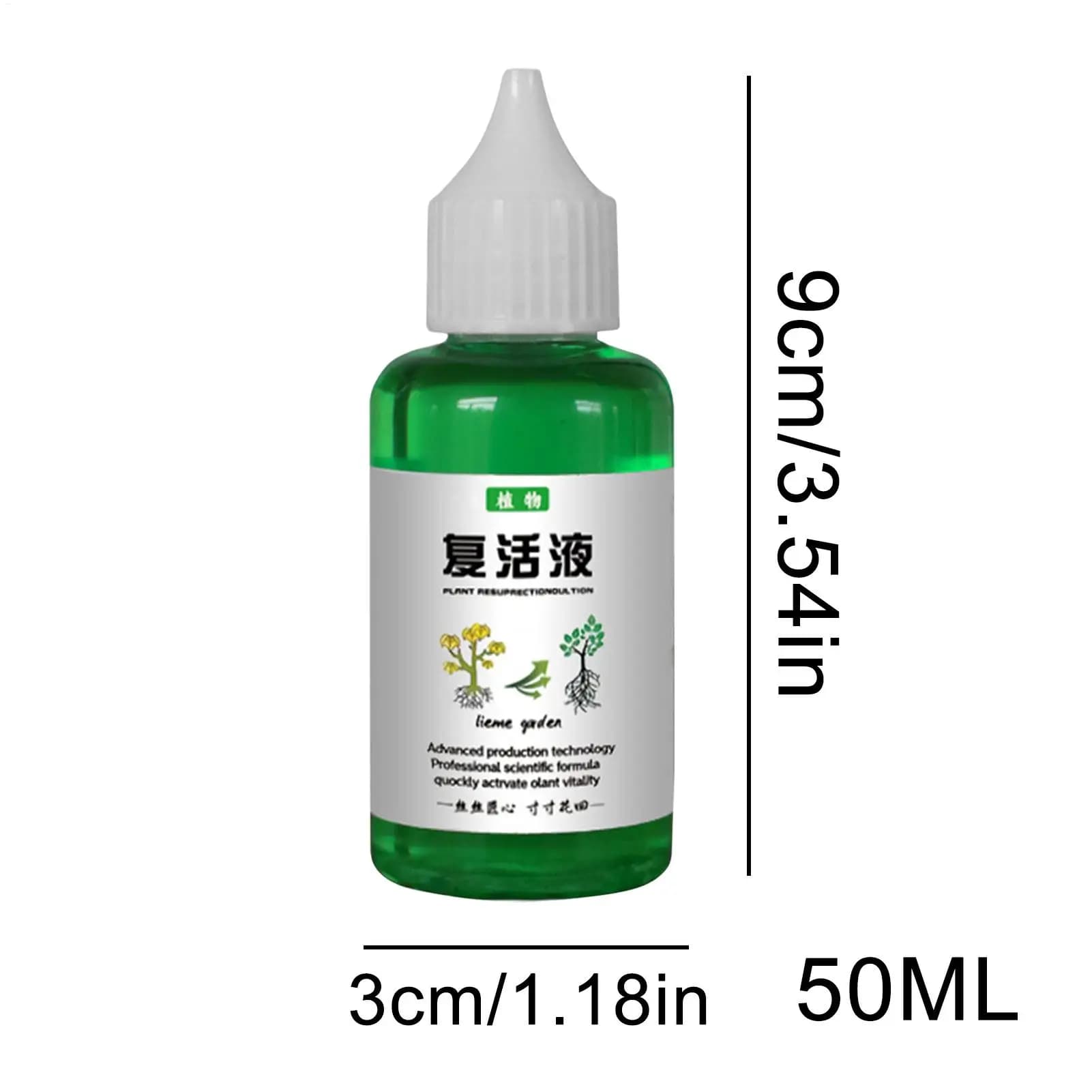 Liquide nutritif végétal 50ml, aliments pour plantes en plein air et en croissance du sol, favorise une croissance saine et forte, concentré liquide d'engrais