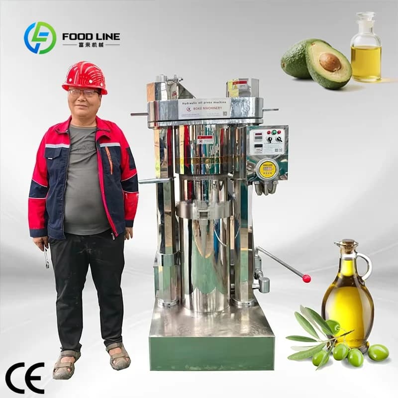 Presse à huile hydraulique commerciale de soja de sésame, Machine de fabrication de presse à huile comestible, extracteur de presse à huile de noix