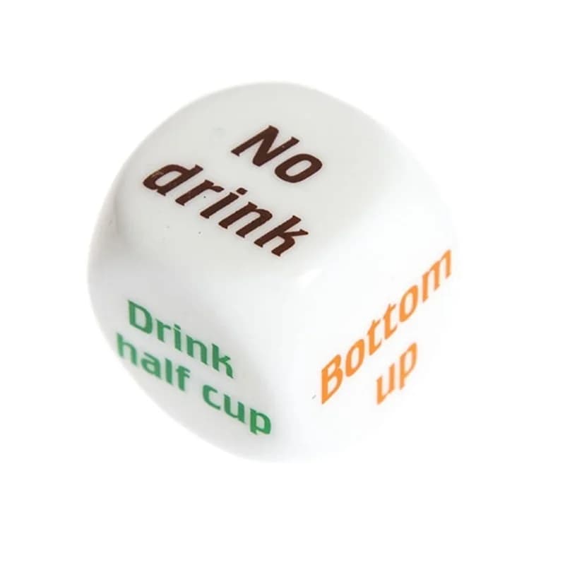 3 pièces nouveau drôle boire Sip dés rouleau décider Die jeu fête Bar Club Pub cadeau jouet