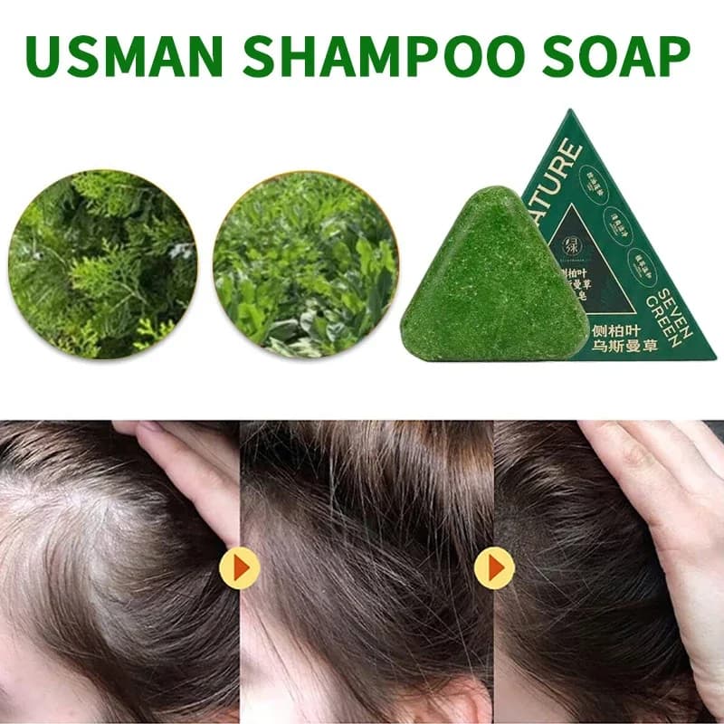 Shampoing à feuilles d'arborvitae orientales, savon, soulage les démangeaisons du cuir chevelu, renforce les racines des cheveux, contrôle de l'huile, Anti-pelliculaire, nouveau shampoing naturel