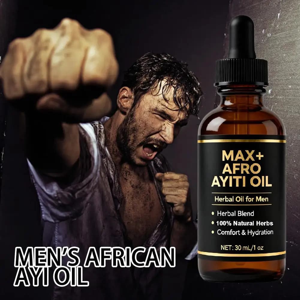 Huile essentielle de Massage africaine Ayiti pour hommes