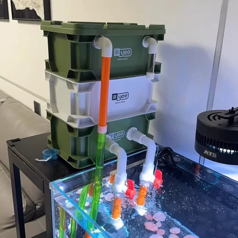 Boîte de retournement d'aquarium