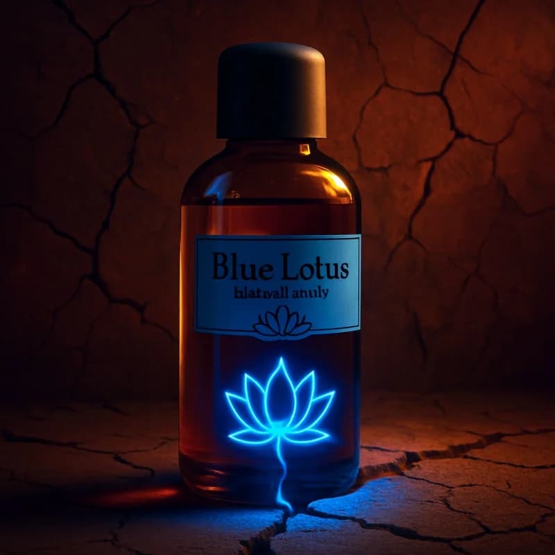Huile essentielle de Lotus bleu naturel de qualité supérieure