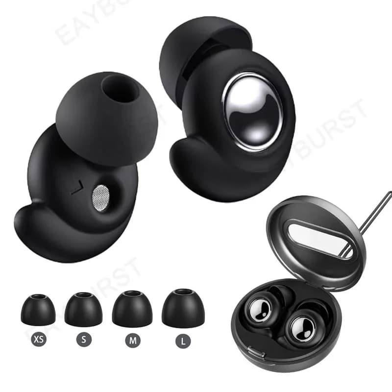 Bouchons d'oreille en Silicone Eayburst pour dormir Bouchons d'oreilles réutilisables ultra confortables avec bouchon d'oreille de protection auditive antibruit