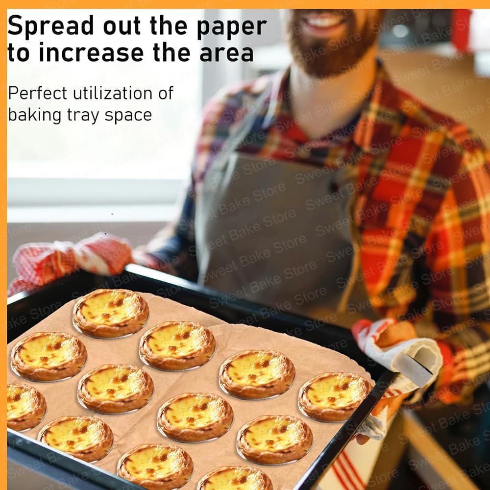 50/100 pièces de doublures en papier pour friteuse à air, compatibles avec la multicuiseuse Ninja Combi 12-en-1, antiadhésives, imperméables, résistantes à l'huile, jetables