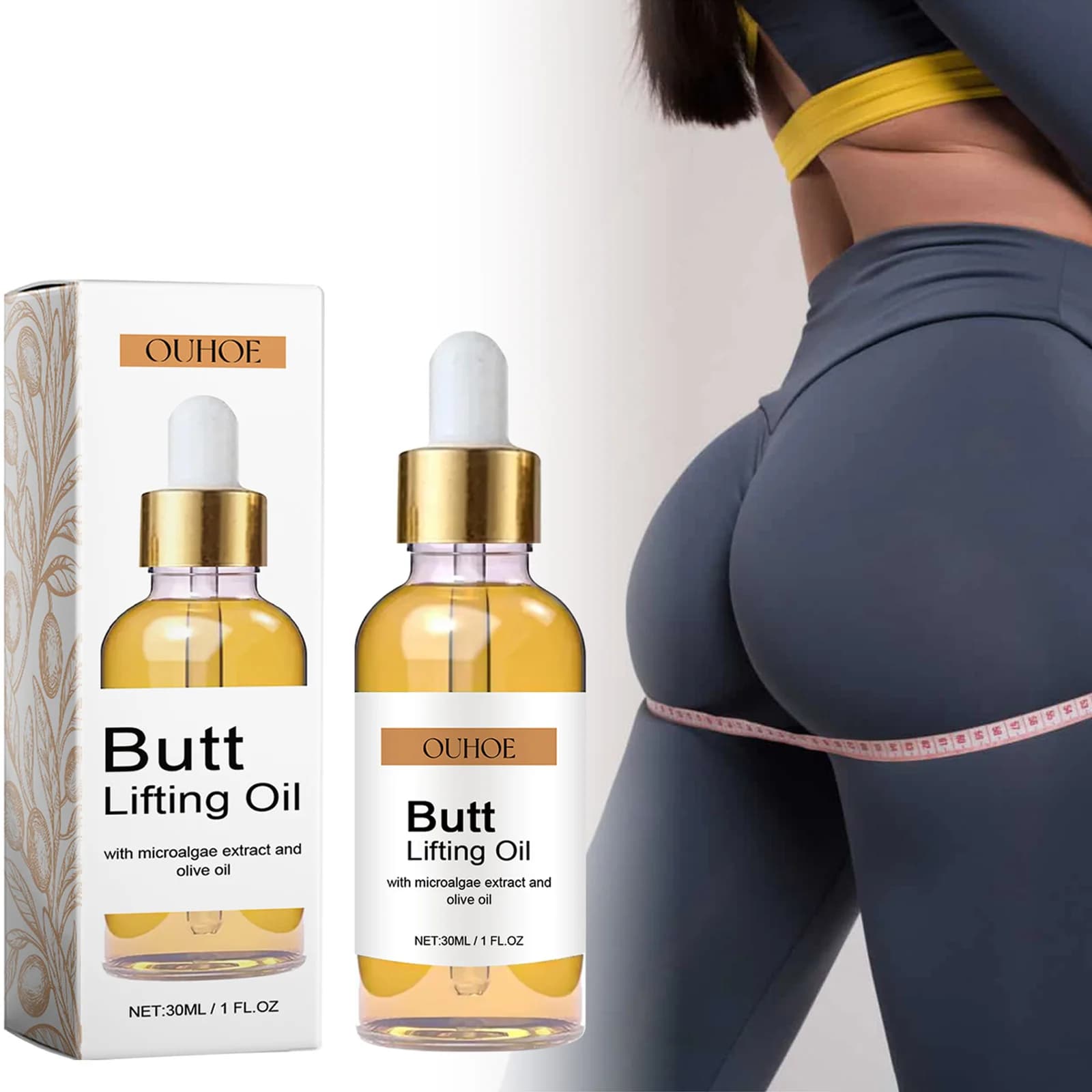 Huile Essentielle Raffermissante et Hydratante pour les Fesses
