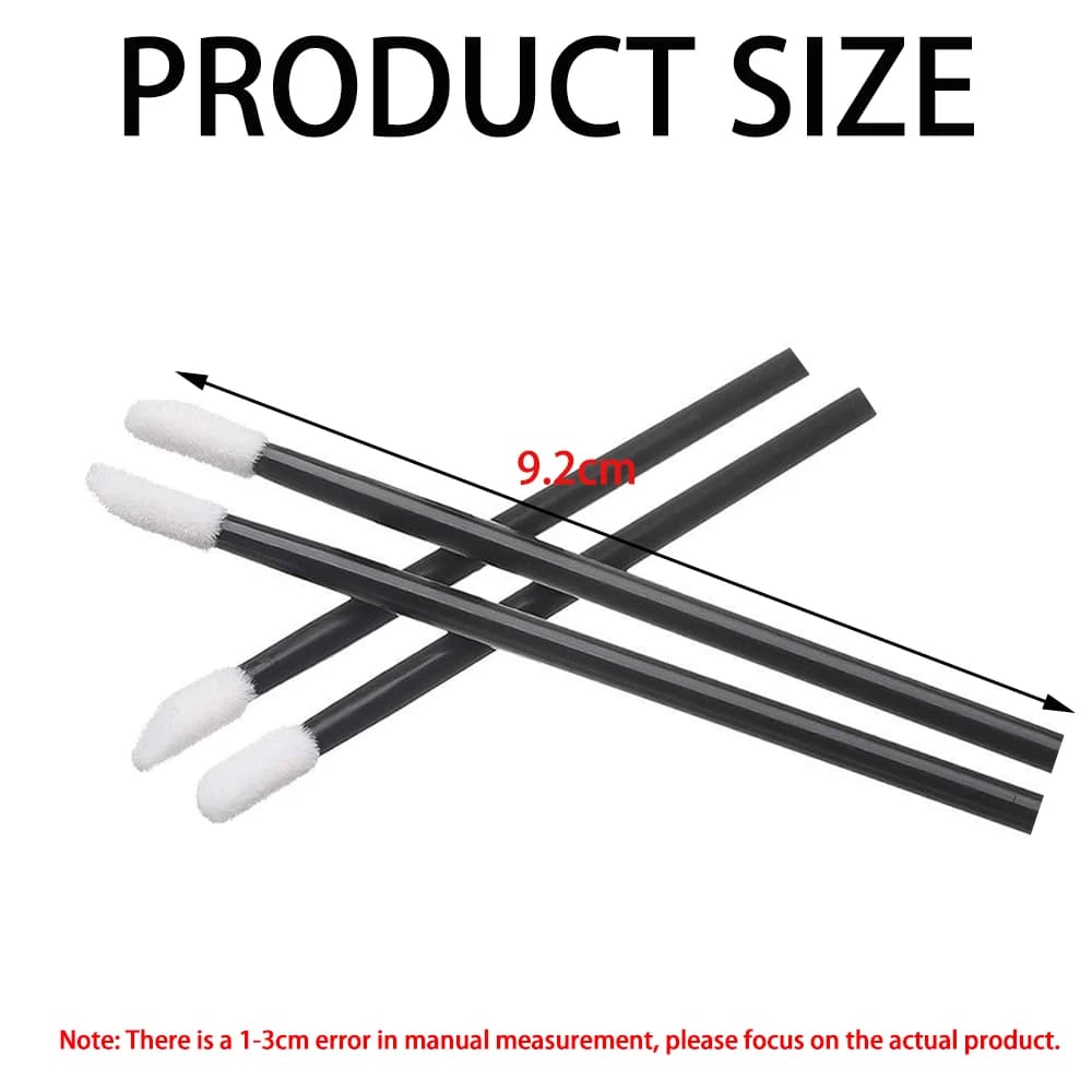 100 pièces brosse à lèvres brosse d'extension de cils pinceaux de maquillage pour Extension de cils applicateur de Mascara baguettes de rouge à lèvres outils cosmétiques