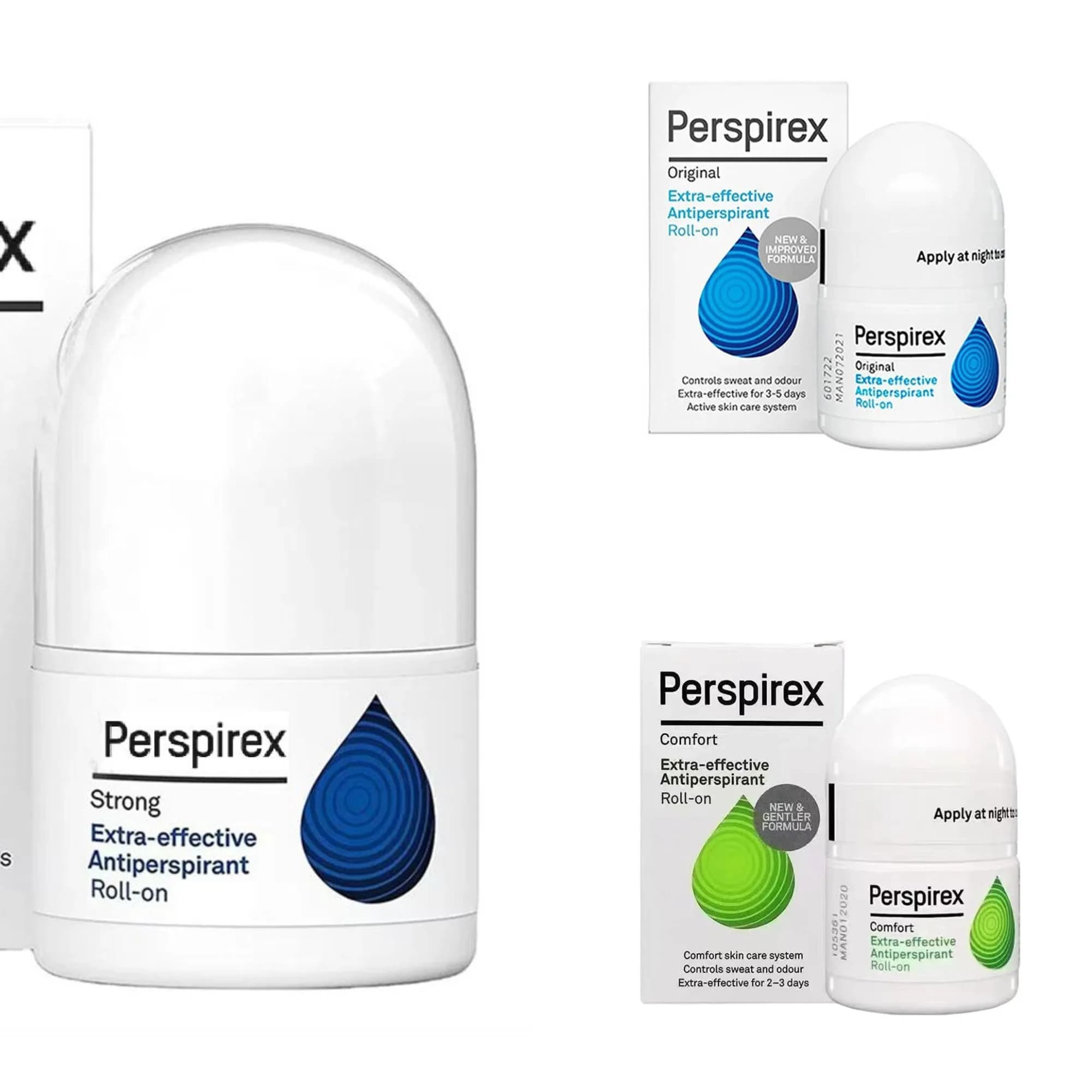 Déodorant anti-transpirant en roll-on pour hommes et femmes