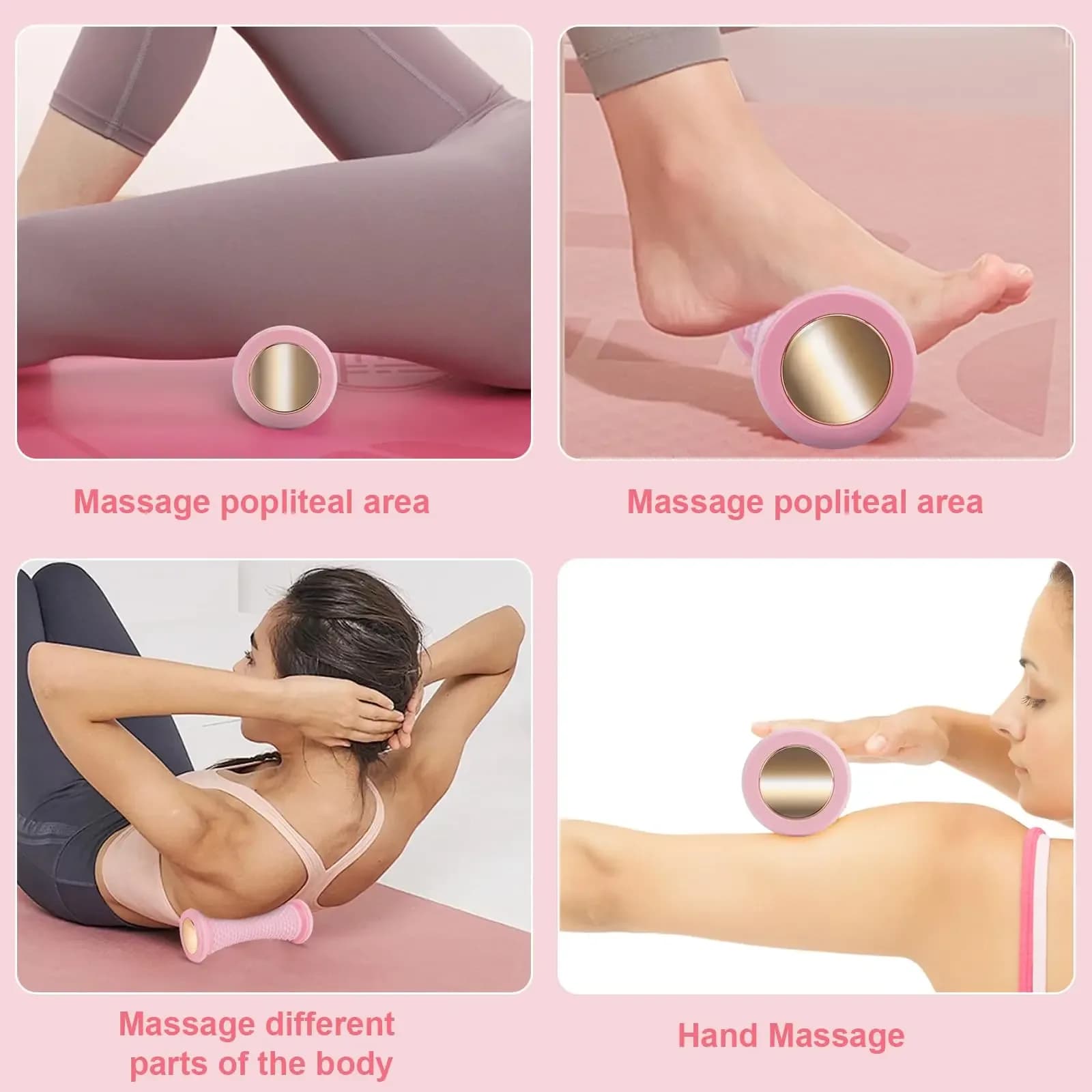 Rouleau de massage des pieds, rouleau de yoga, rouleau de fitness, rouleau de massage musculaire, rouleau de gym, rouleau de relaxation musculaire manuel, pour fascia plantaire