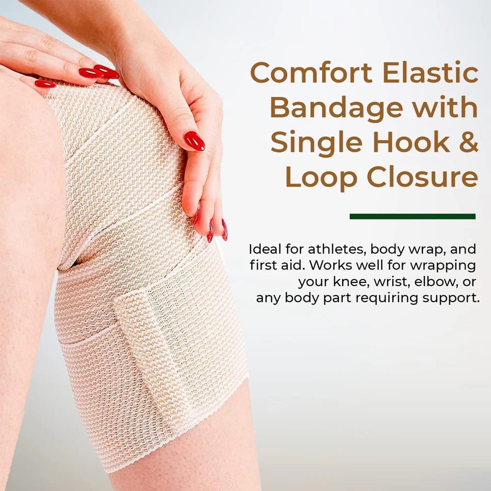 Bandage auto-adhésif professionnel, 5 rouleaux, enveloppe extensible sans Latex pour les plaies et le sport, boucle à crochet facile à tenir sur les deux extrémités