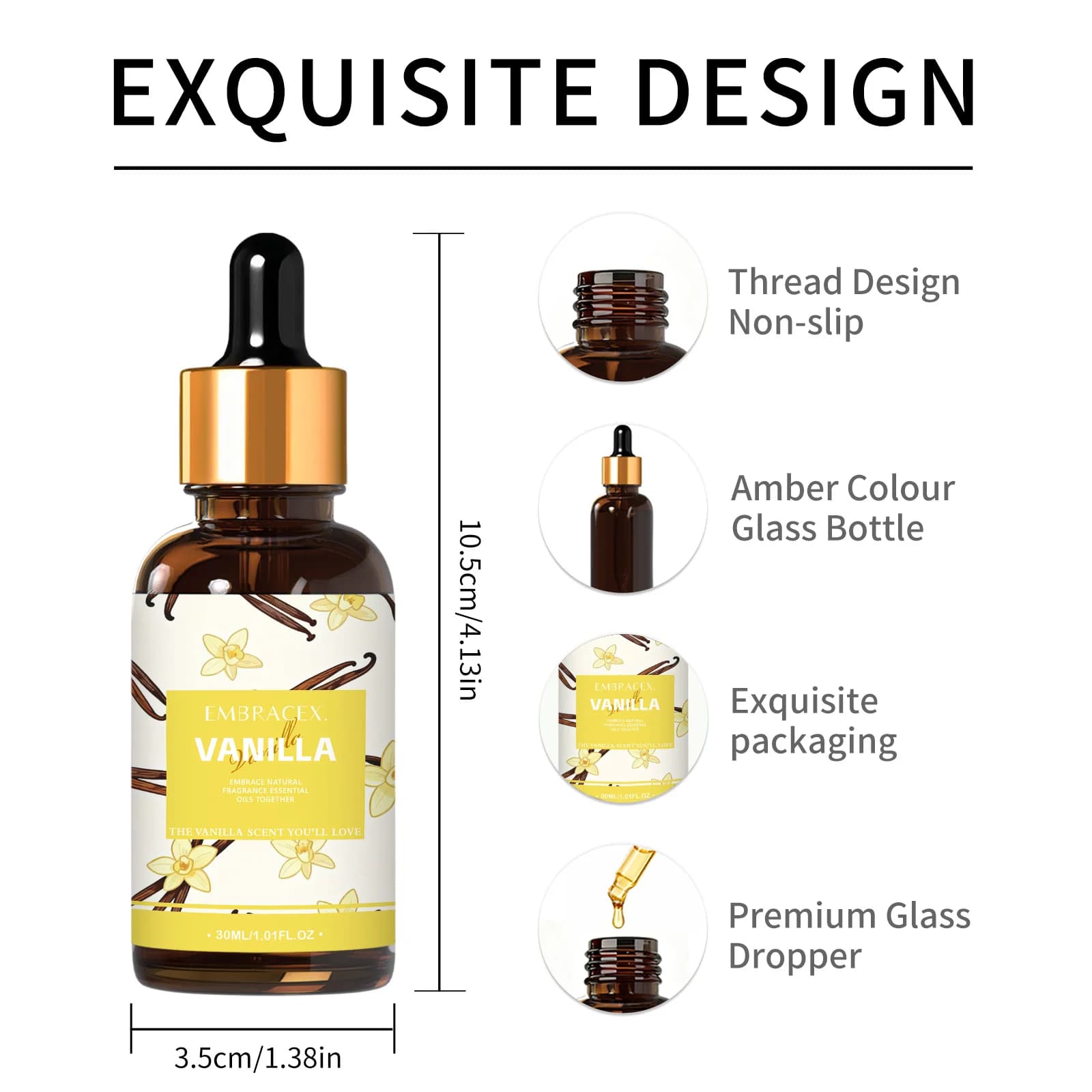 Huile essentielle de vanille 30ml