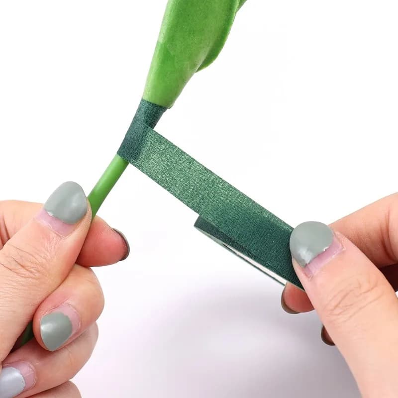 10/1 rouleaux de rubans floraux pour Bouquet vert, papier d'emballage auto-adhésif pour étamines, décor de fleurs pour bricolage, accessoires de fête de mariage pour fleuriste