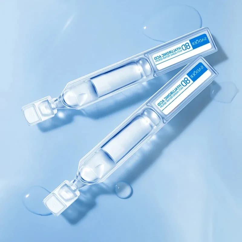 Sérum Visage à l'Acide Hyaluronique Anti-Âge, Nourrissant en Profondeur, Essence Anti-Rides au Fullerène et Collagène, Éclaircissant et Liftant pour les Soins de la Peau