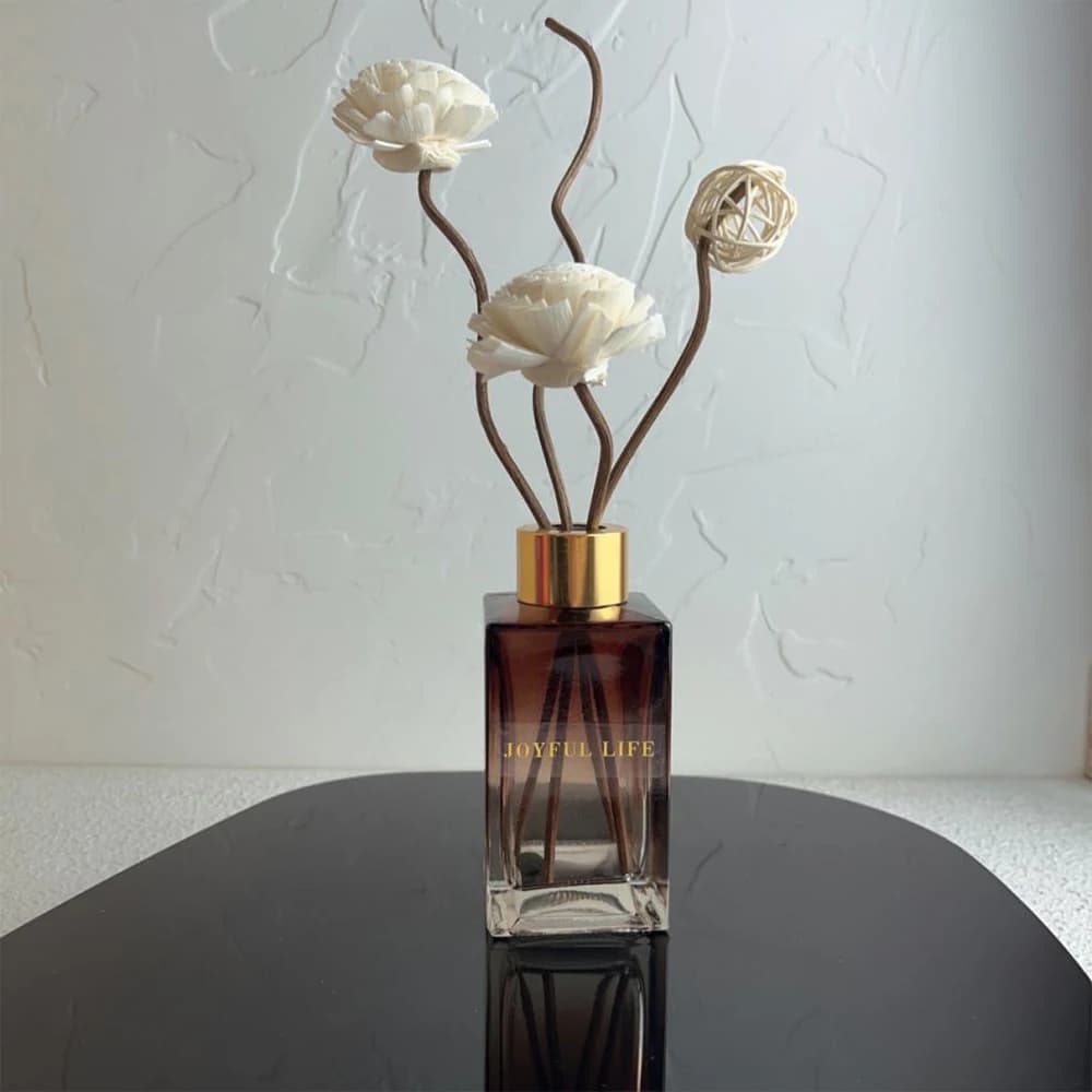 Bâton de diffuseur en rotin ondulé, 20 pièces, bâtons de recharge de diffuseur de parfum, remplacement pour décoration de bureau et de maison