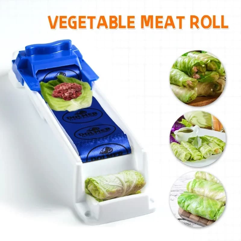 Outil de roulement créatif pour chou et cuir chevelu, rouleau de viande farci, machine à rouleaux Dolmer, légumes, raisin, Yaprak, Sarma, accessoires de cuisine