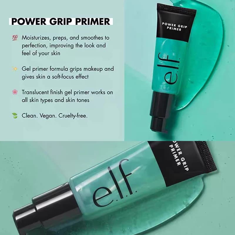 Elf Power Grip Primer Crème de base hydratante pour le visage