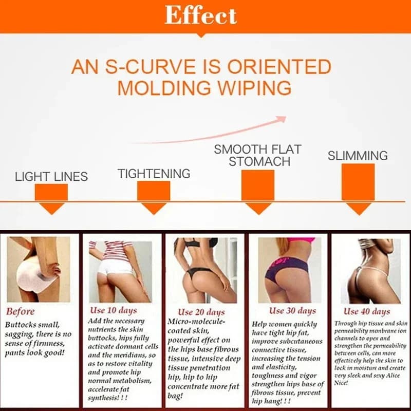 Crème de levage des fesses, Massage de croissance des hanches et des seins, prévient l'affaissement des seins, crème d'agrandissement des fesses plus grande et modelante