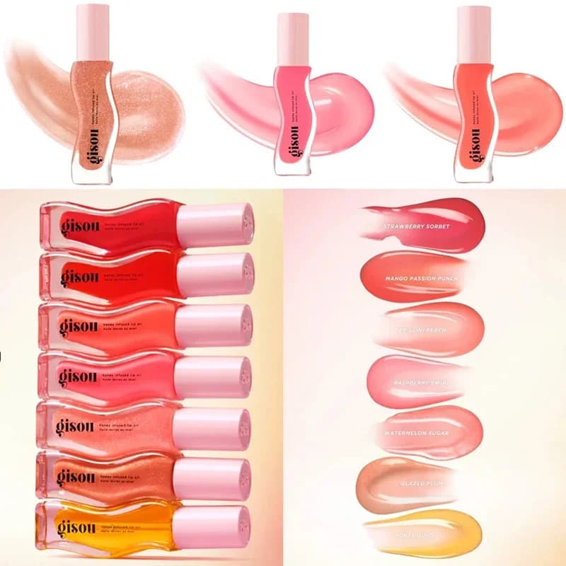 Gisou miel pastèque Essence hydratante huile pour les lèvres brillant soin