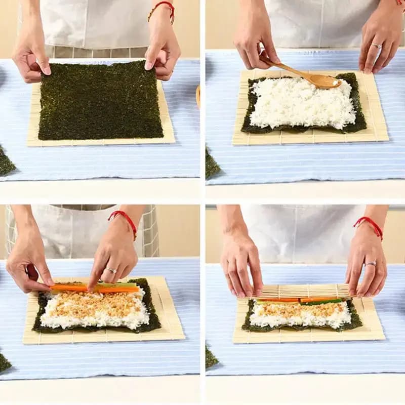 DIY Bamboo Sushi Maker Rolling Polymers