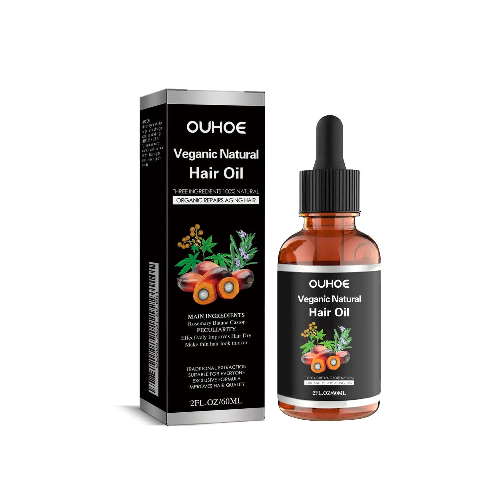 Huile capillaire mixte hydratante et réparatrice, adoucissante, soin capillaire, huile essentielle nutritive pour massage