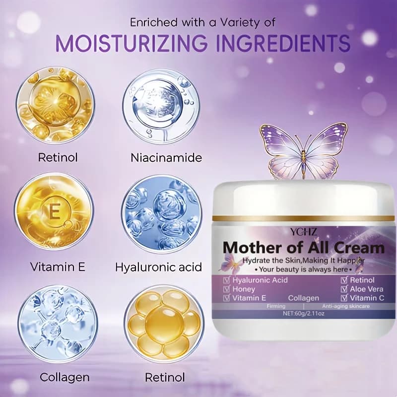 Effet liftant et raffermissant rapide - Ingrédients sûrs : collagène, rétinol, la peau devient plus ferme ! Rajeunit la peau, hydrate, est doux et convient à tous les types de peau, compact et pratiqu