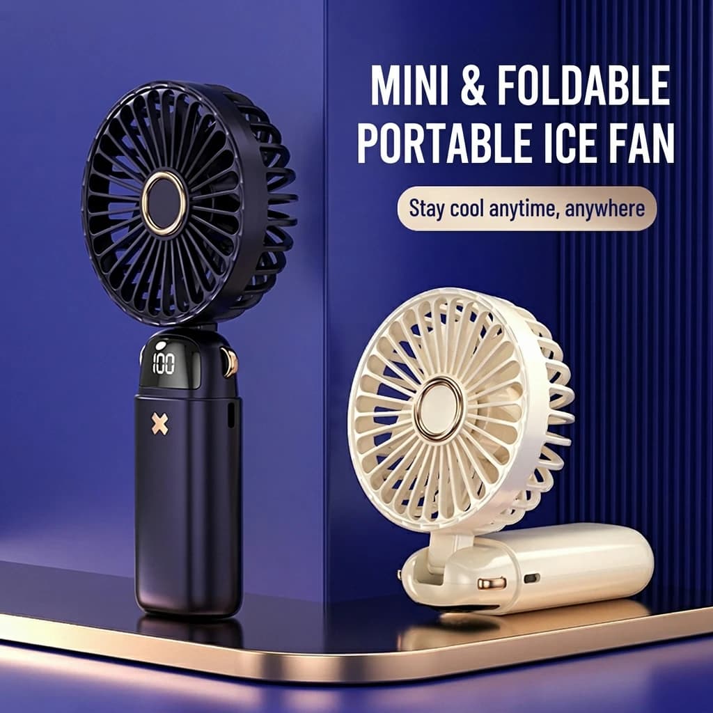 Ventilateur de cou pliable avec diffuseur d'arômes
