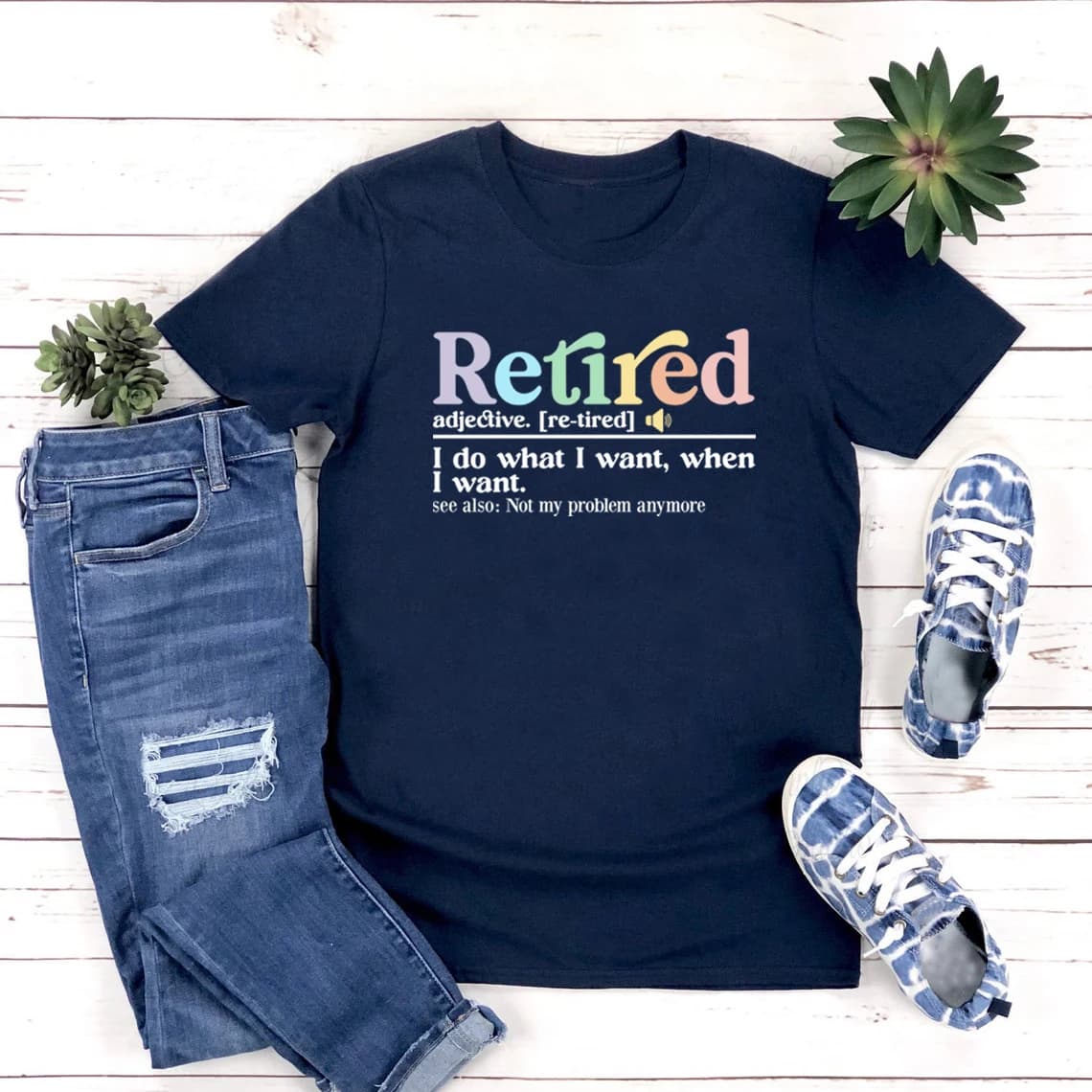 T-shirt définition à la retraite, je fais ce que je veux quand je veux chemise femmes T-shirt à manches courtes drôle de retraite T-shirt femme
