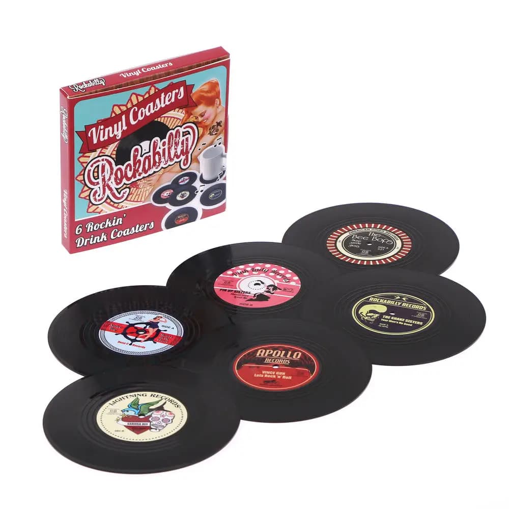 Sous-verres en vinyle pour disques d'animaux