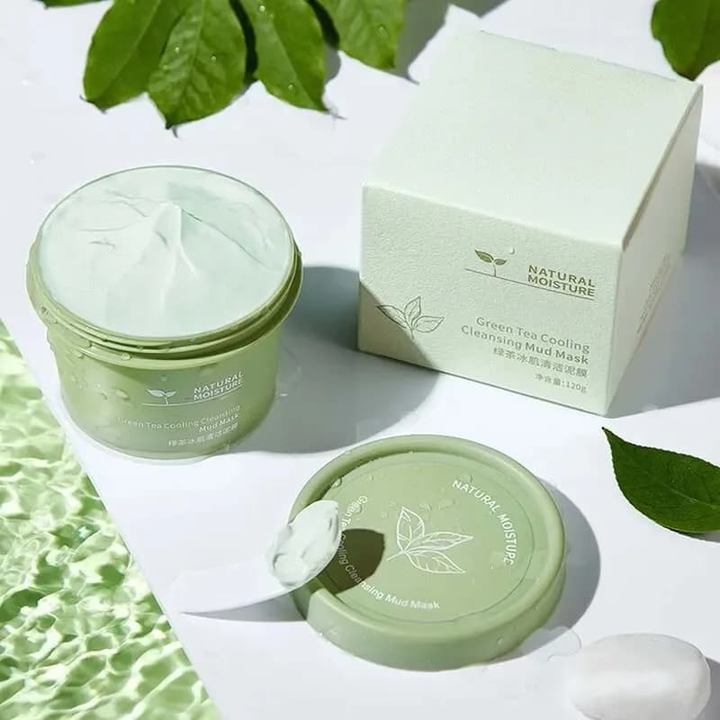 Masque de boue glacée au thé vert