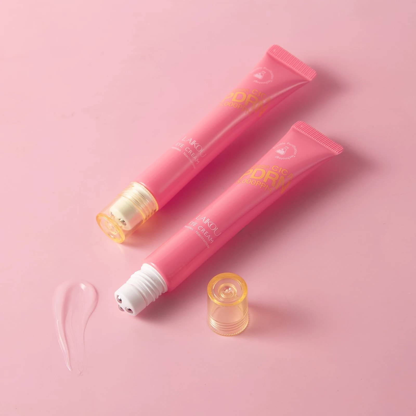 Crème pour les yeux LAIKOU PDRN CICA 20g, nourrit la peau, pour un regard plus lumineux, avec caféine, niacinamide et collagène