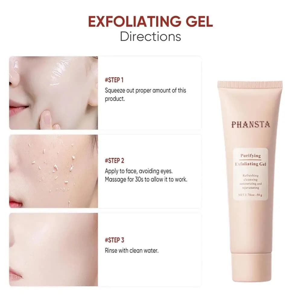 Gel exfoliant pour le visage