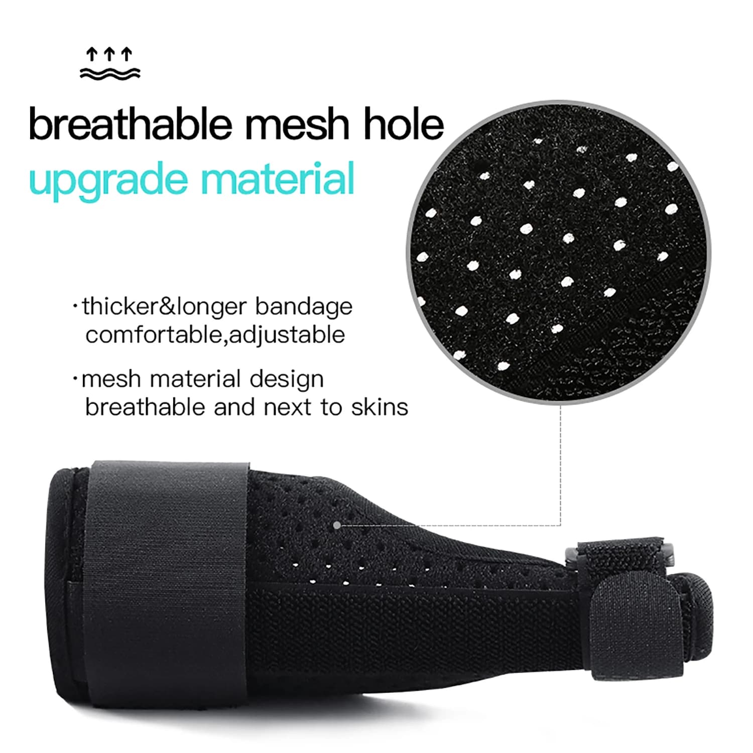 1 pièce Attelle de soutien et de protection médicale en acier pour poignet, pouce et main, stabilisateur pour l'arthrite et le syndrome du canal carpien