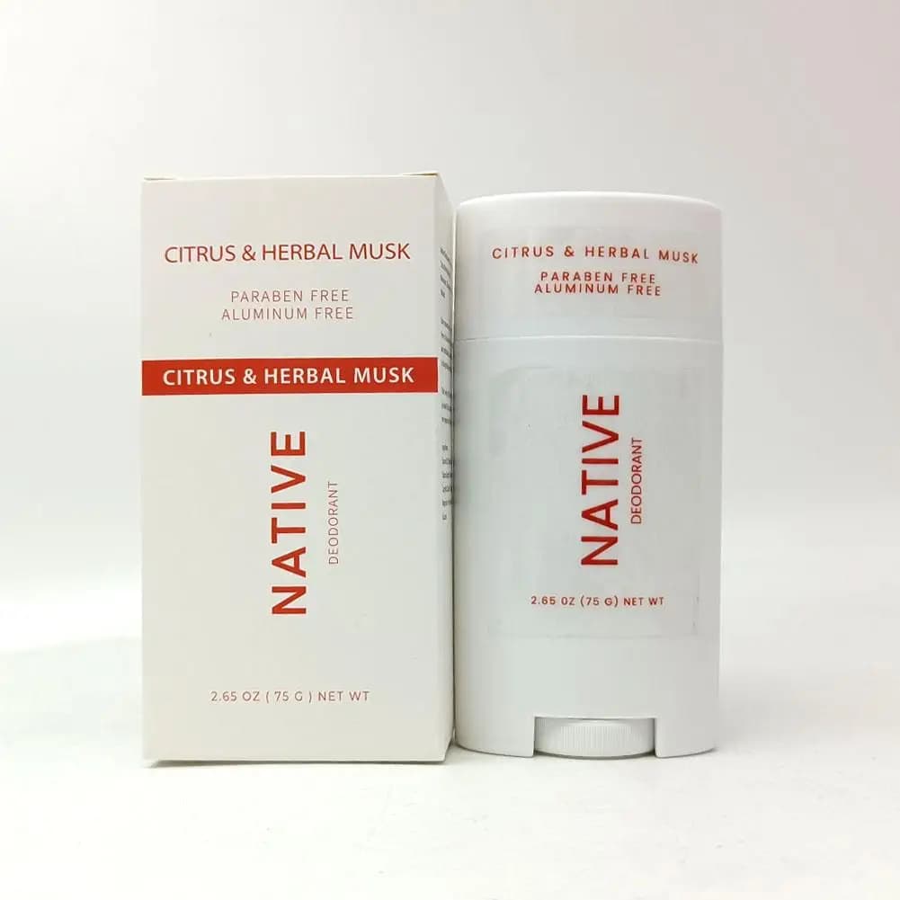 NATIVE – bâton déodorant naturel pour tout le corps, 75g, sans alcool, Base d'huile de noix de coco, déodorant adapté aux voyages, élimination des aisselles, soins de la peau