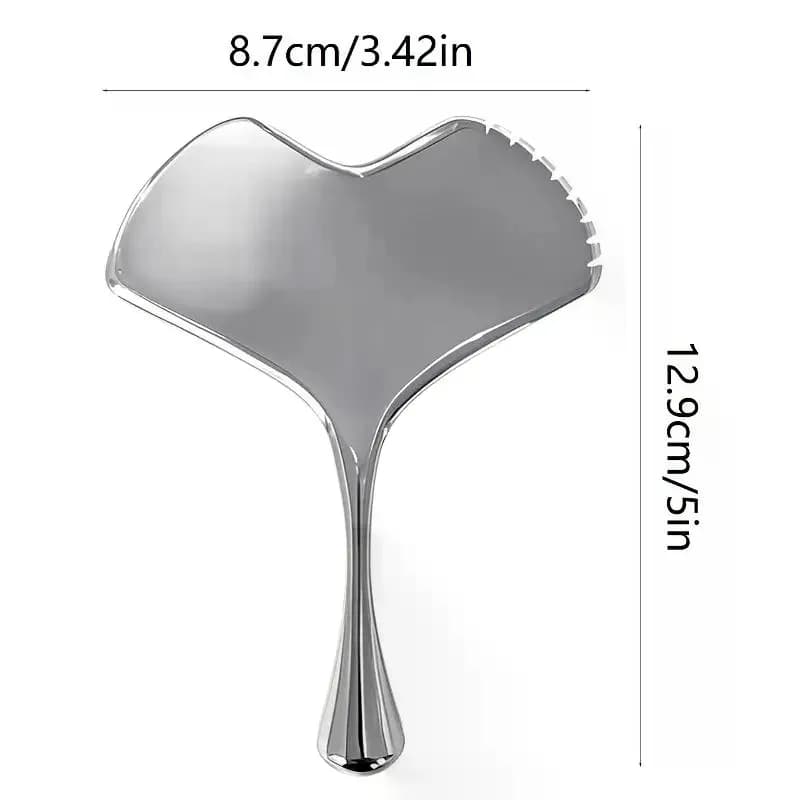 Outils de Massage des yeux en forme de feuille d'abricot, grattage du visage Guasha, Anti-rides, raffermissement de la peau, outil de Massage de thérapie physique
