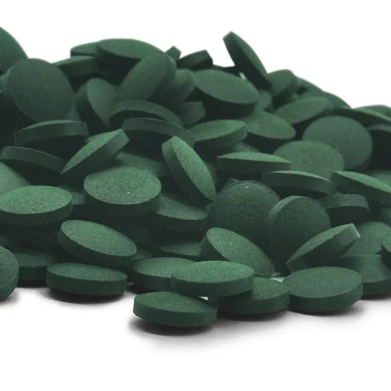 100 pièces comprimés de spiruline enrichissement nourriture pour animaux de compagnie préférée poisson cristal rouge crevettes nourriture pour animaux de compagnie