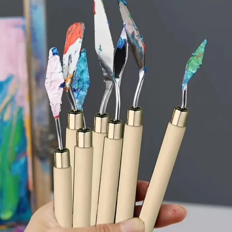 Ensemble de spatules en acier inoxydable - Outils pour crème au beurre