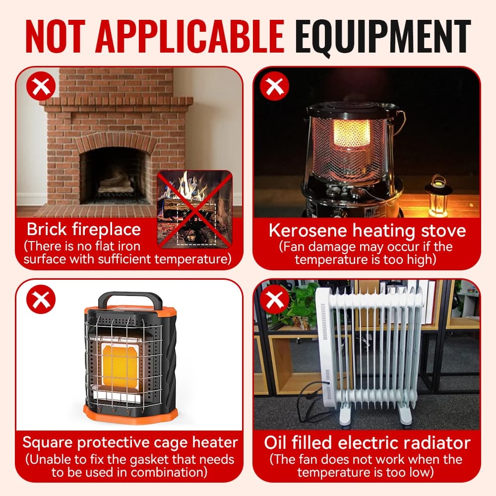 Mini ventilateur de poêle à 6 pales, ventilateur de cheminée 62, poêle à bois, cuillère à soupe, silencieux, maison, hiver chaud, distribution de chaleur