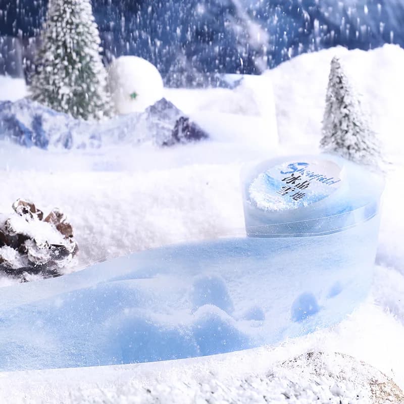 Ruban adhésif l'horloge en forme de paysage de neige, rouleau de 2m, 45mm x 2m, ligne de retour de neige, décoration de manuel, collage, scrapbooking