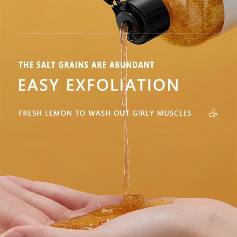 Gel douche exfoliant au citron 300 ml