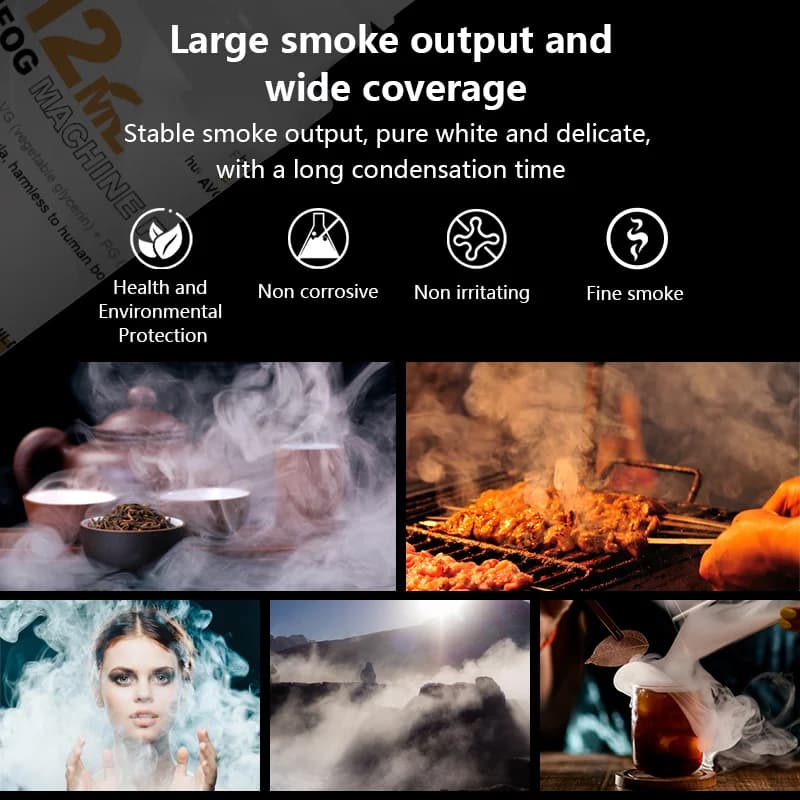LENSGO – machine à fumée, 60ML, liquide de pulvérisation, huile de fumée pour LENSGO Smoke Master PRO/B/Smoke S/S, Mini machine à fumée