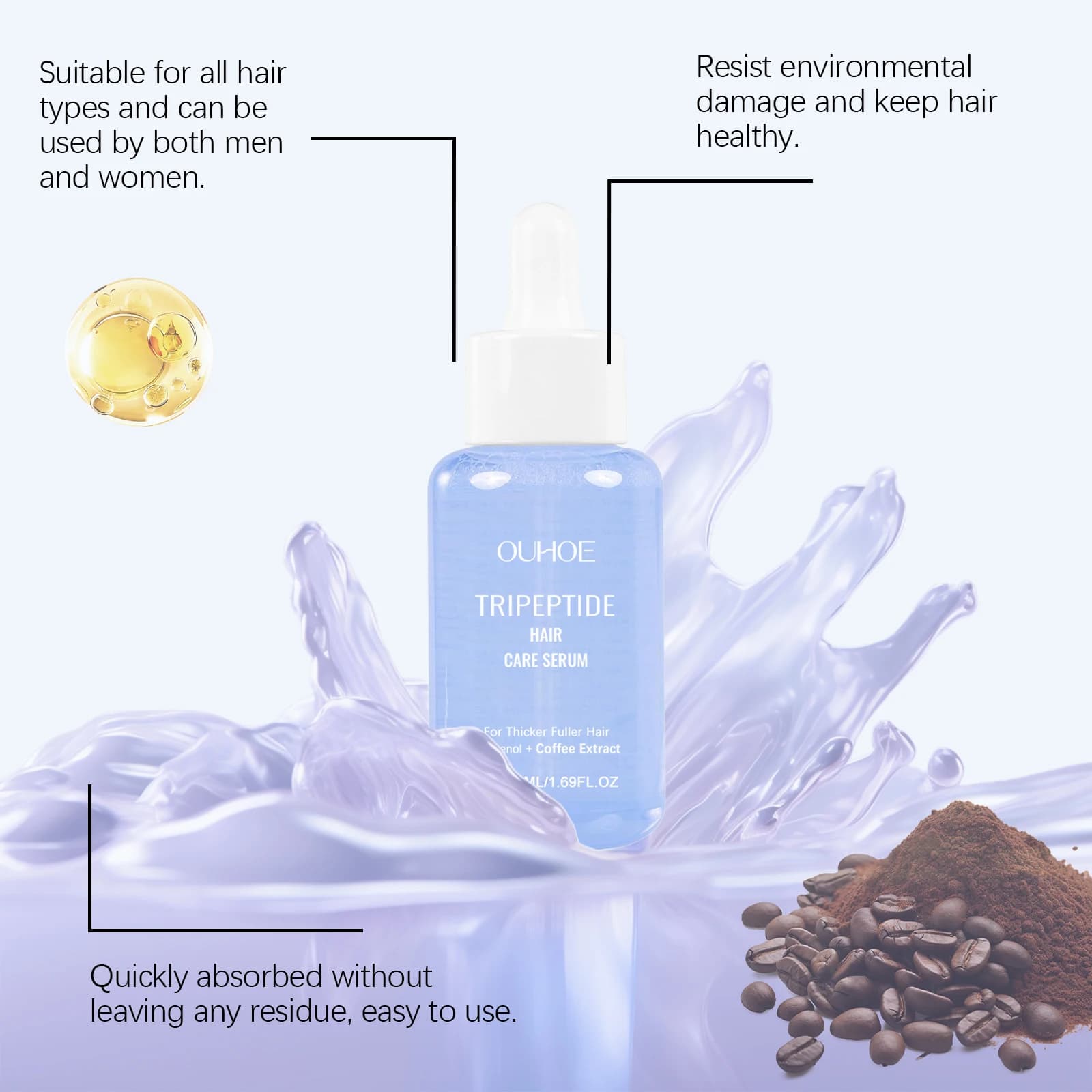 Sérum capillaire tripeptide